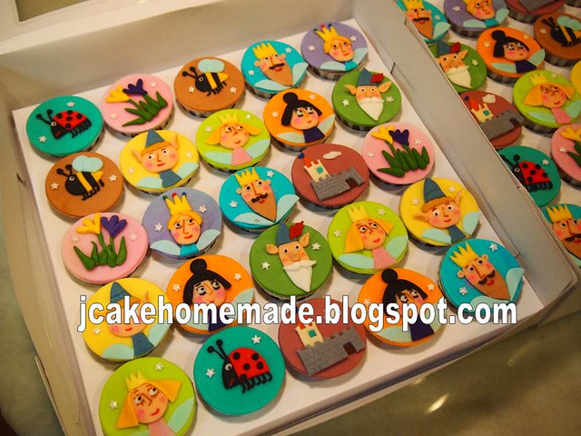 Ben and Holly's Little Kingdom cupcakes
