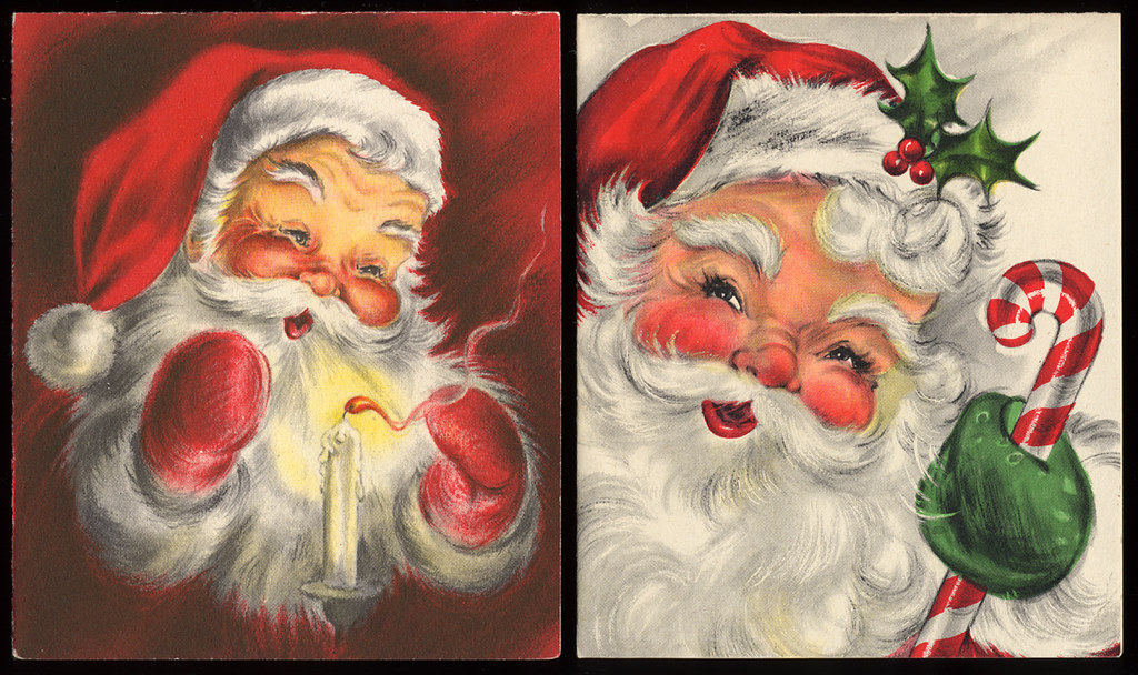 Vintage Santa Claus Christmas Cards