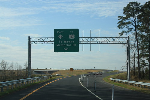 2011 northcarolina nc44 waynecounty goldsborobypass signs interstate795 i795 us117 500views