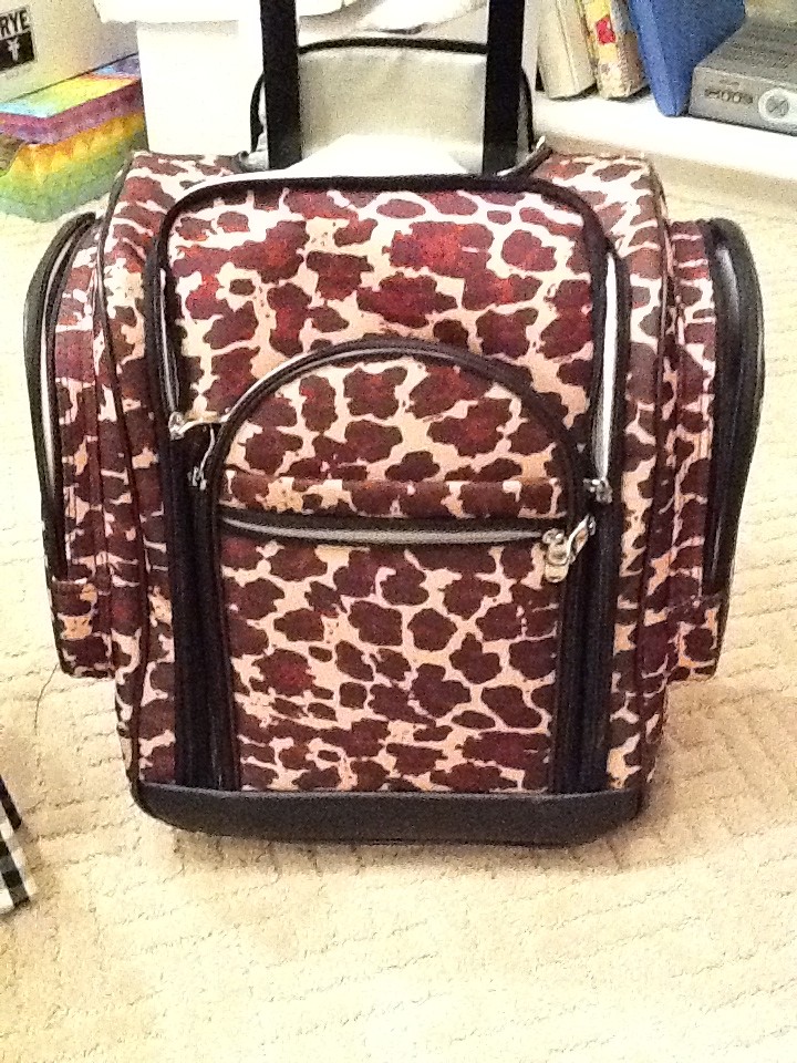Leopard Rolling Bag / Luggage | $20 | mbleary | Flickr