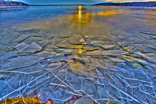 winter lake ice wisconsin geneva tm photoframe lakegeneva