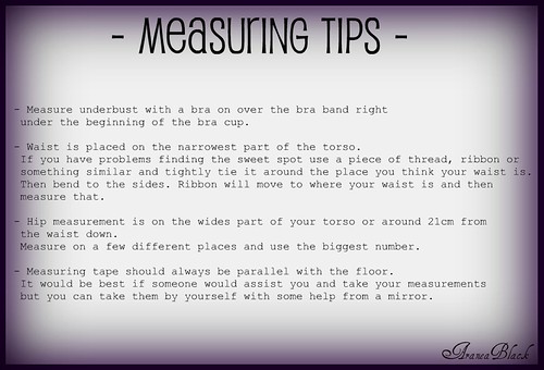 measuring tips | by Aranea Black