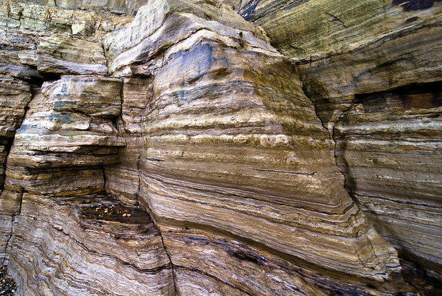 Abstract sandstone weathering (Cliff End and Petts Level)