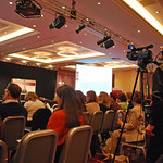 The conference: a lot of women and some (camera) men :)