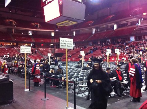 Ah, pre-ceremony excitement as the graduates fill the floor.  #UWGrad http://t.co/AjlbuWnb