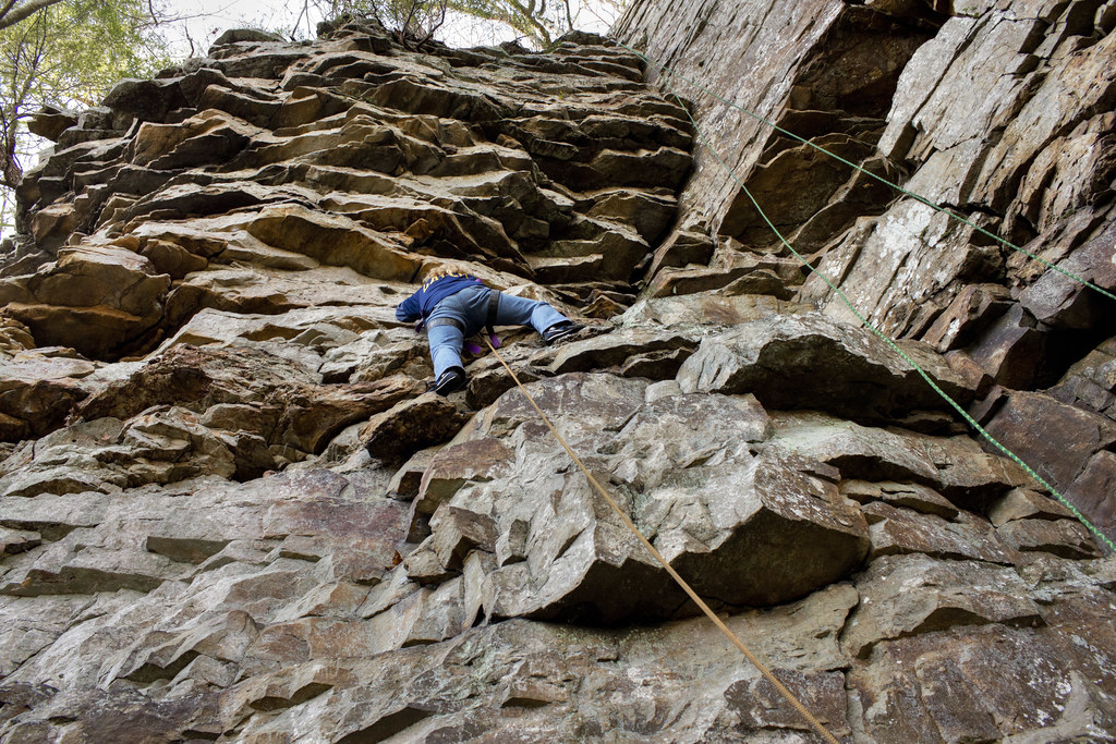 Anne Elmore Climbing Copperhead Rock Fall Creek Falls St Flickr