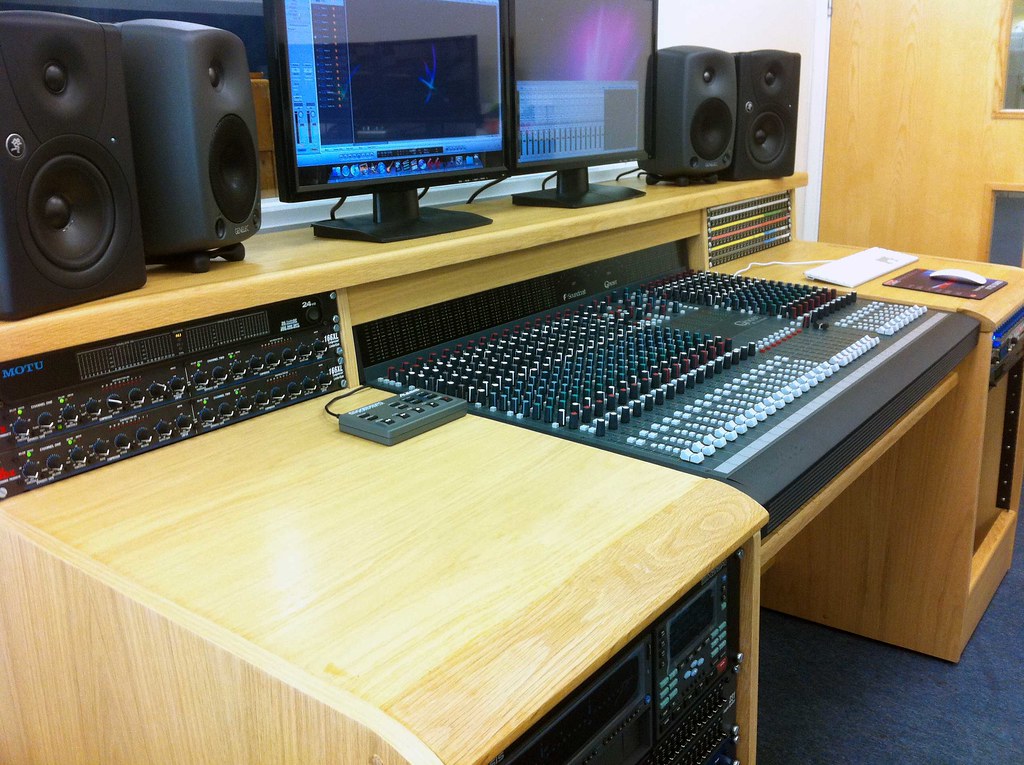 Recording Studio Desk Soundcraft Ghost Custom Built Desk Flickr