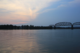 Sunset on the Ohio River