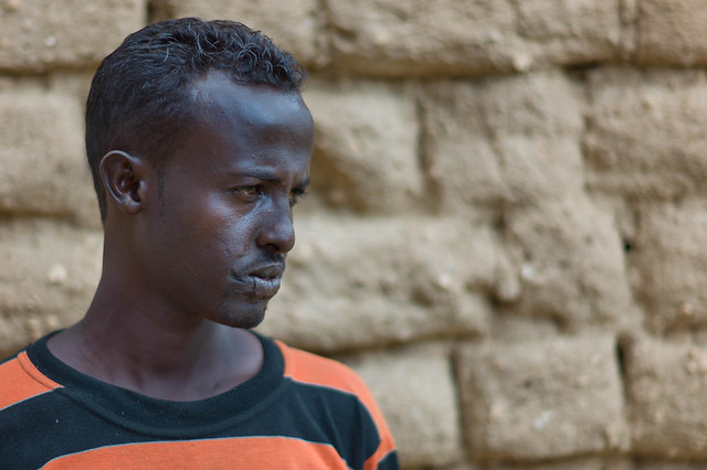 Pirate from a village south of Mogadishu in the jailhouse of Mandheera, Somaliland