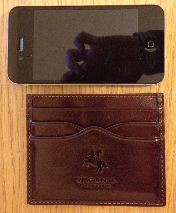 Card case and iPhone 4