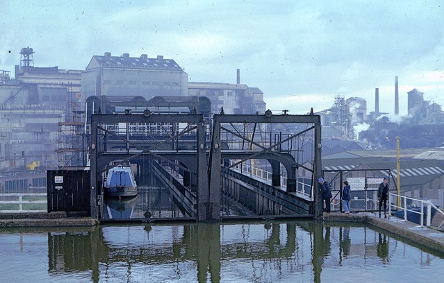 Anderton boat lift in 1981