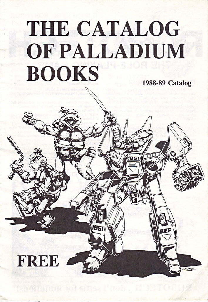 'THE CATALOG OF PALLADIUM BOOKS 1988-89 Catalog' i (( 1988 )) by tOkKa