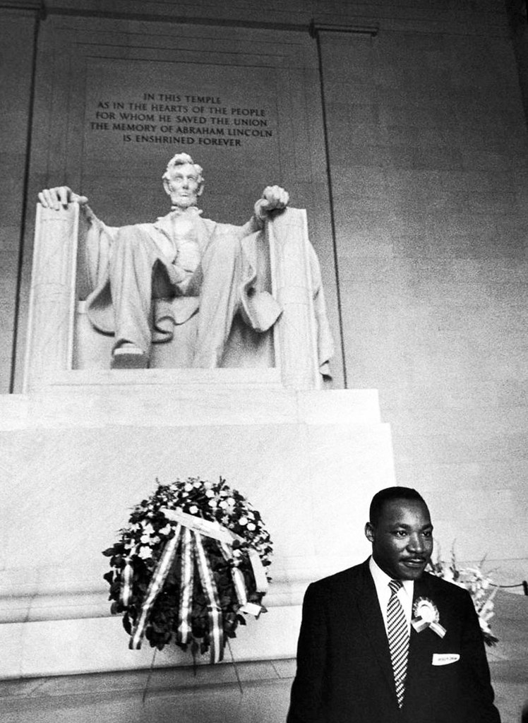 Martin Luther King, Jr. at Lincoln Monument