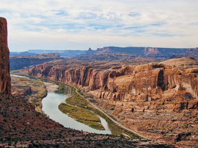 The Colorado (and...) from the Moab Rim Trail