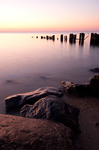 Sticks and Stones by jeffsmallwood, When I shoot during sunrises and sunsets I usually pay closest attention to the colors and expose fo