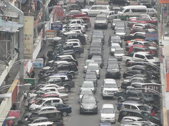 Busy Street In Kota Kinabalu