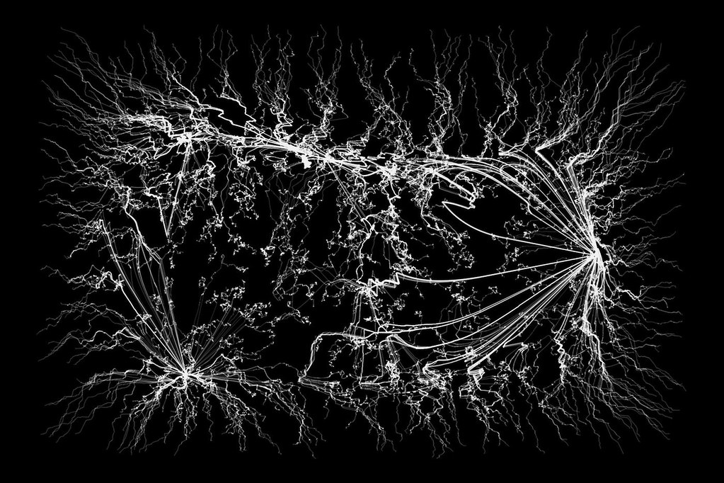 Particles Reltive Distence particles moving based on relative distances | 1000 particle… | Flickr