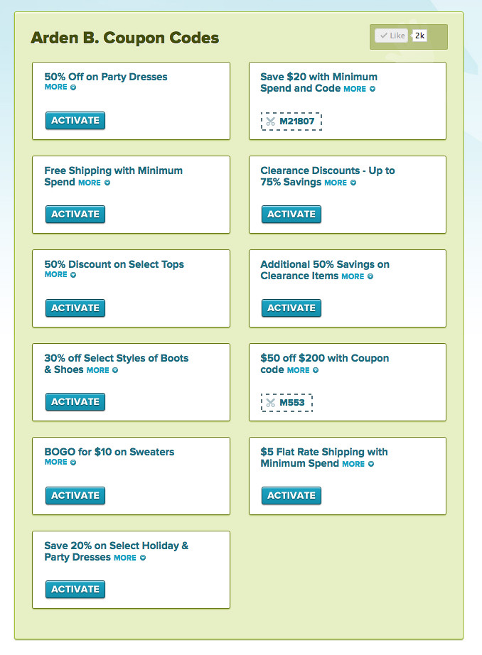 Arden B Coupons 2012 | These are the current coupons for the… | Flickr
