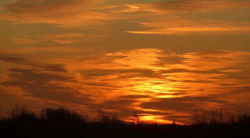 sky clouds sunrise shropshire telford