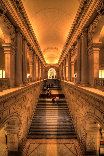 Stairs into Art ... Metropolitan Museum New York