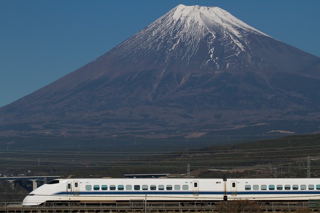 Shinkansen Series 300 with Mt.Fuji