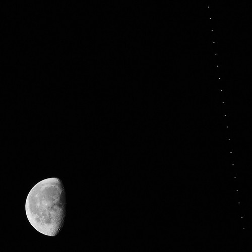International Space Station flyby over SF, 14th January