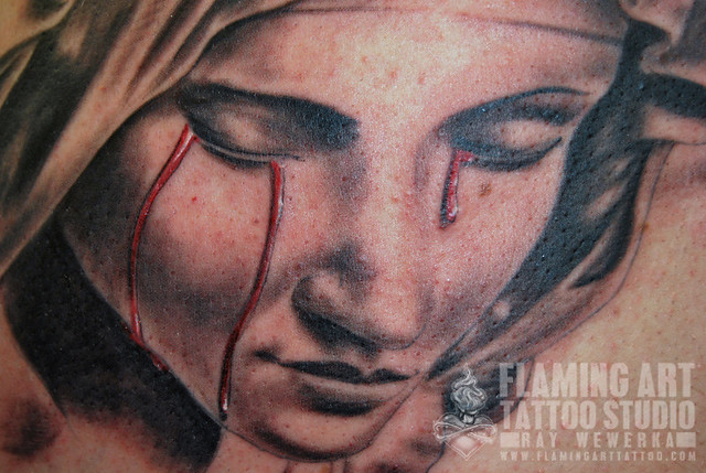 Bleeding Mary Tattoo.