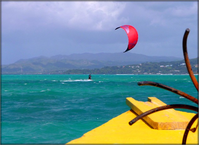 Kite Surfing in the Caribbean