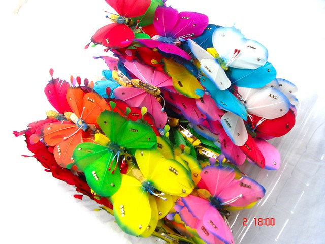Stunning Cute Rainbow Mix Color Butterfly Feather For Any Occasion And Craft Project Supplies