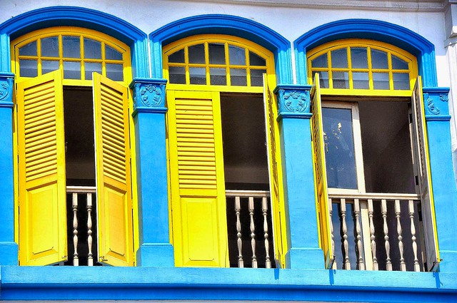 Singapore's Painted Windows