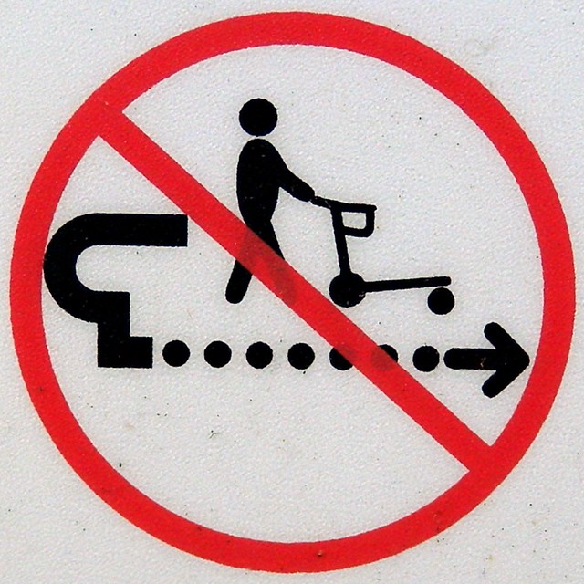 No Baggage Carts Allowed on Ellipses