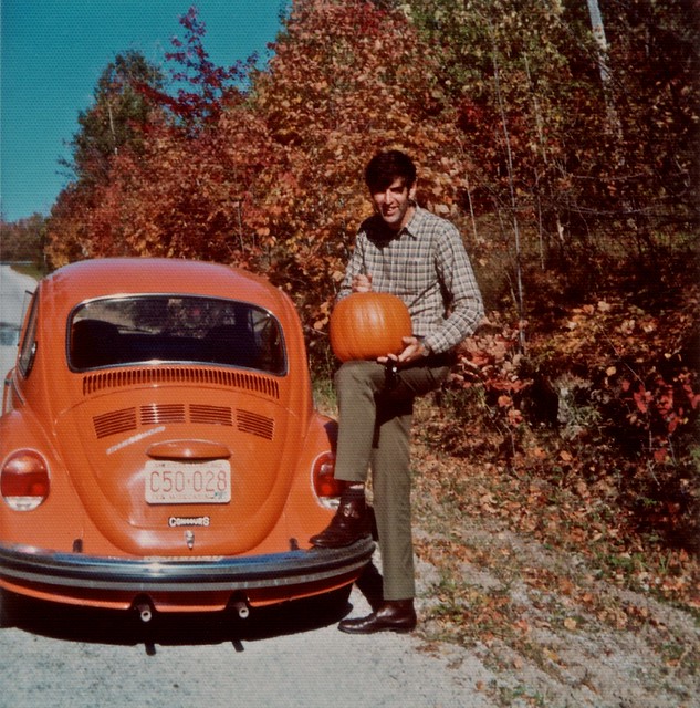 Dad and his Beetle
