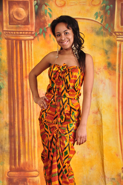 DSC_2027 Miss Southern Africa 2011 African Kente Cloth from Ghana Fashion London Studio
