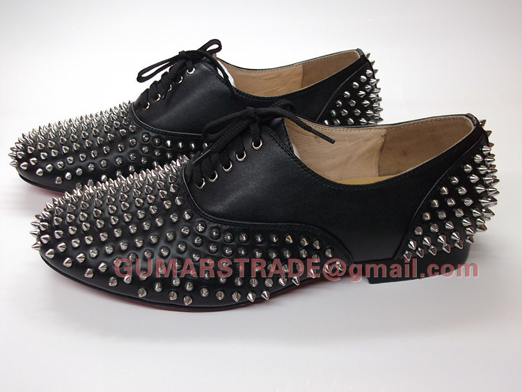 slå forslag skab Christian Louboutin freddy spikes lace up men shoes | Flickr