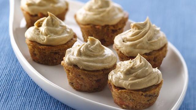 Mini Carrot-Spiced Cupcakes with Molasses Buttercream Recipe