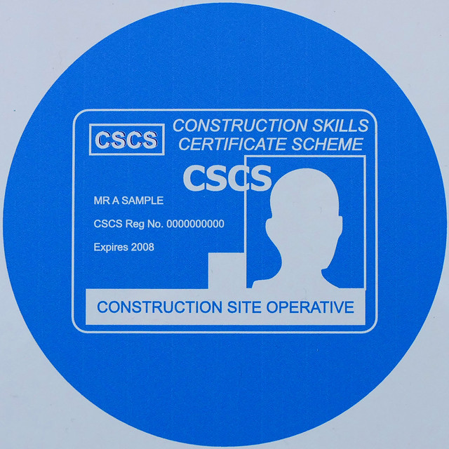 CSCS cards must be shown