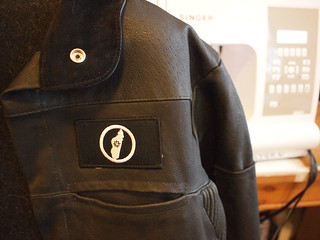 Welding jacket with Madagascar Institute patches | Becky Stern | Flickr