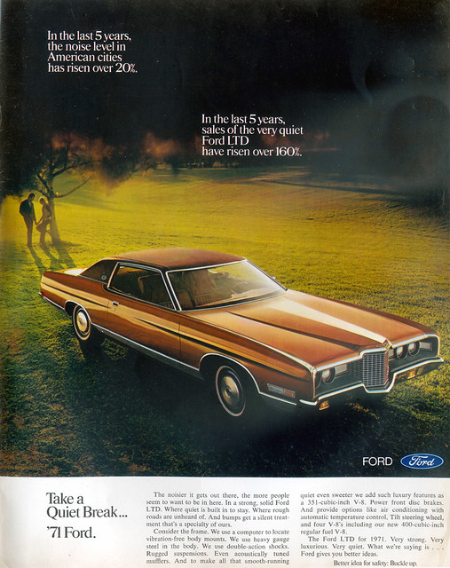 Ford LTD ad 1971