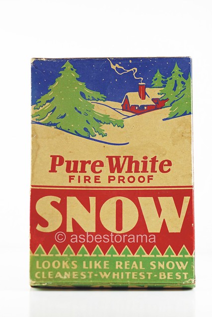 Box of Fireproof Asbestos Snow