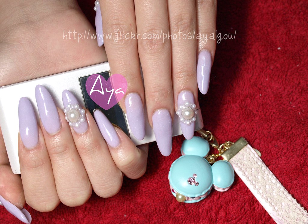 Pastel purple nails | My client Remove old extensions off Ac… | Flickr