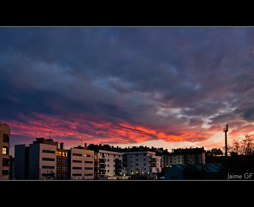 city sunset clouds atardecer spain nikon ciudad asturias luanco nubes gozón d40