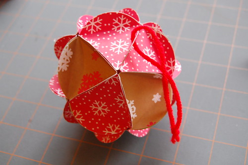 paper ball ornament | by Maker Mama