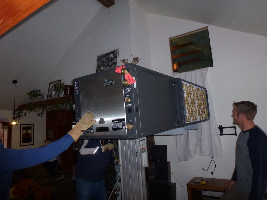 Heat Pump: Heat Pump into attic