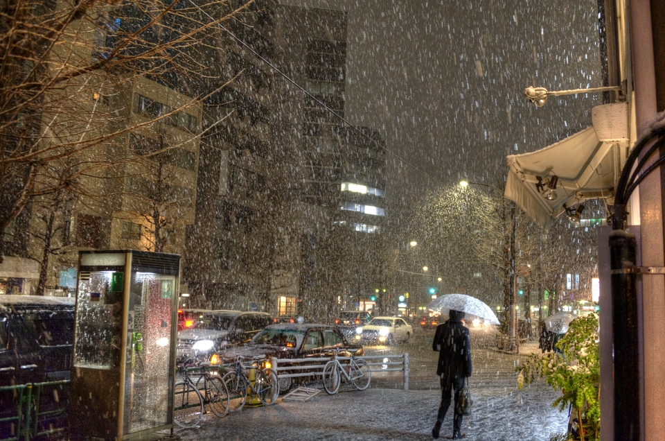 Not that cold outside, but the snow has been confirmed ^^
