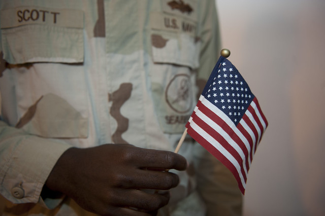 US service members become Americans in Africa