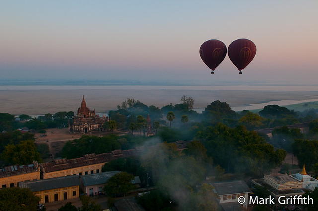 Balloons over Bagan