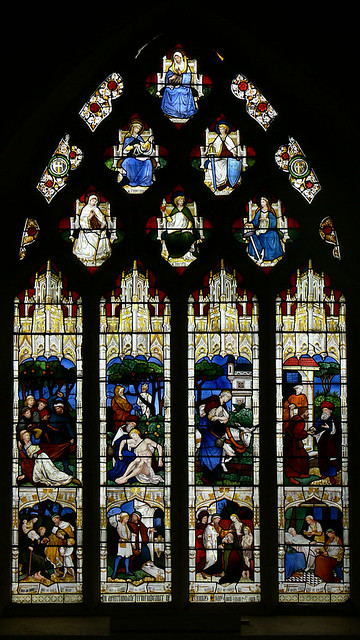 Sat, 08/20/2011 - 13:58 - Stained glass. St Mary's church. Lutterworth, Leicestershire 20/08/2011.