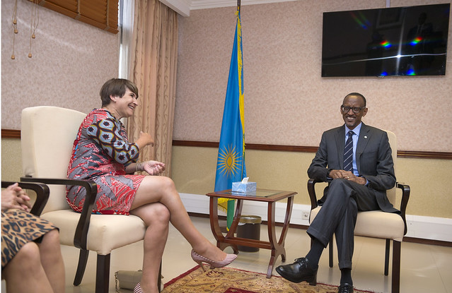 President Kagame meets Lilianne Ploumen, Minister of Foreign Trade & Development, Kingdom of the Netherlands | Kigali, 11 May 2016
