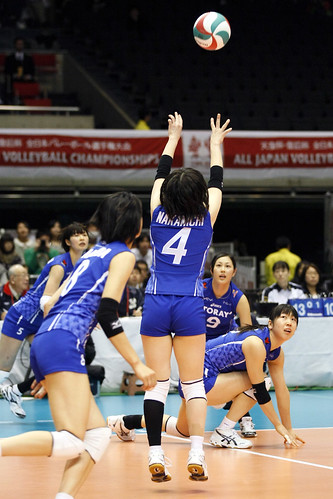 中道瞳＠バレーボール皇后杯2011 決勝 | Volleyball Photos_JP | Flickr