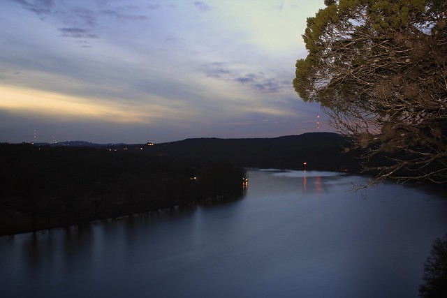 Twilight Over Lake Austin